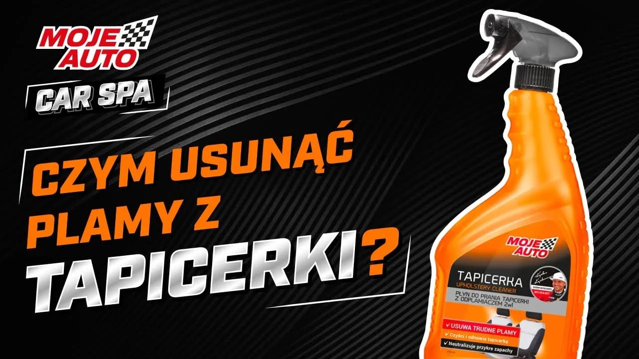 Jak usunąć zacieki z tapicerki samochodowej?